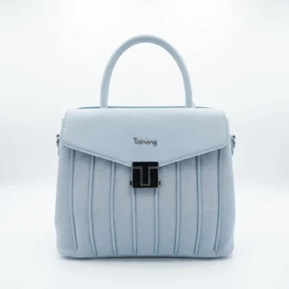Tainong Stylish Light Blue Handbag