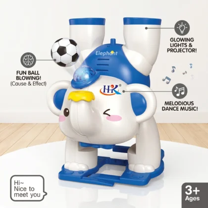 Elephant Musician Blowing Ball Toy