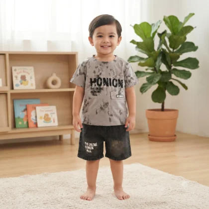 Kids Honion Tie-Dye Outfit Set