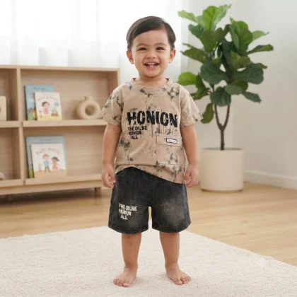 Kids Honion Tie-Dye Outfit Set