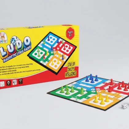 Magnetic Ludo Board Game – Educational Brain Toy for Kids & Family