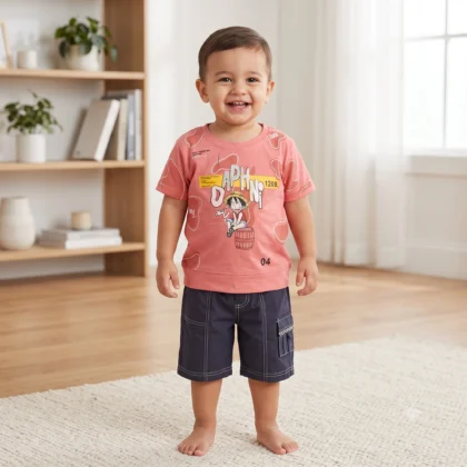 Kids Graphic Tee & Shorts Set