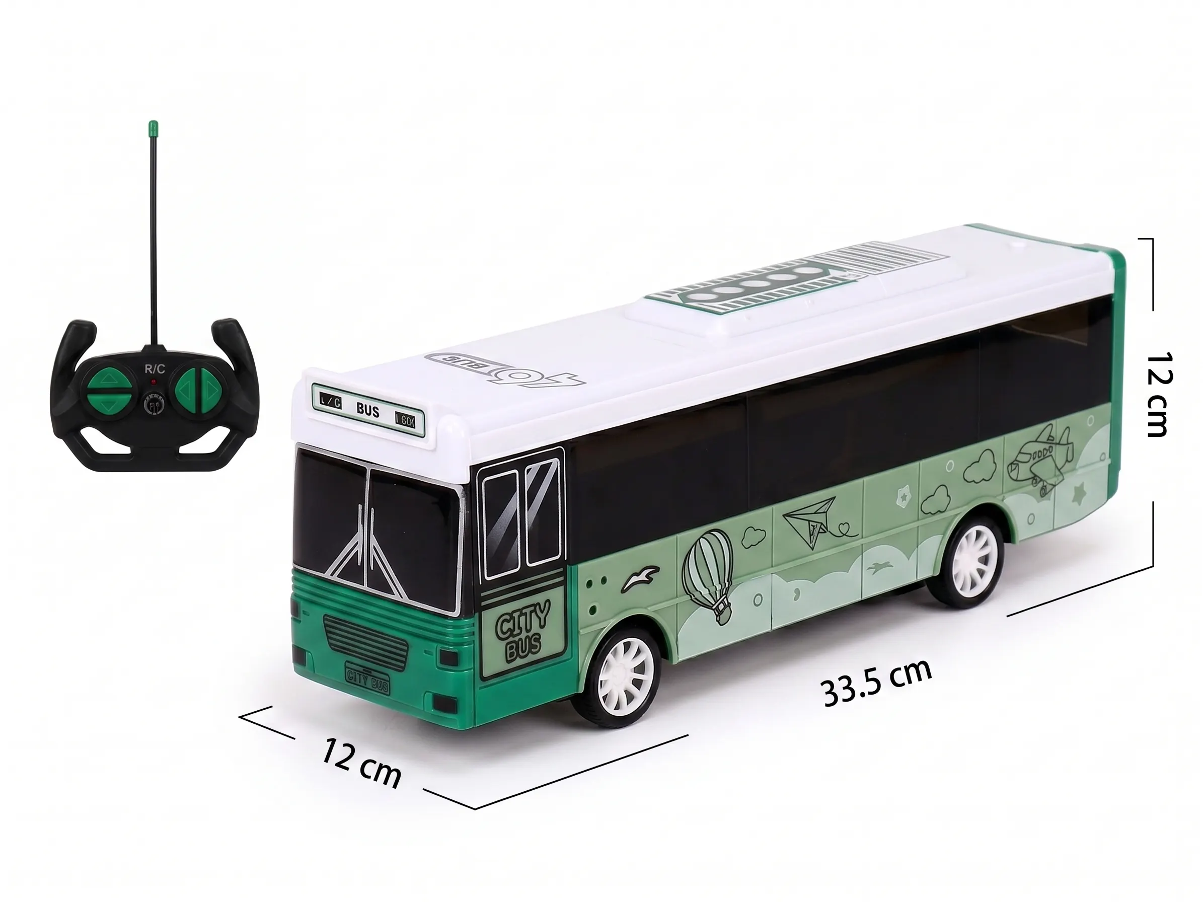 Blue Radio-Controlled City Bus Toy for Kids – High Quality Vehicle - Image 2