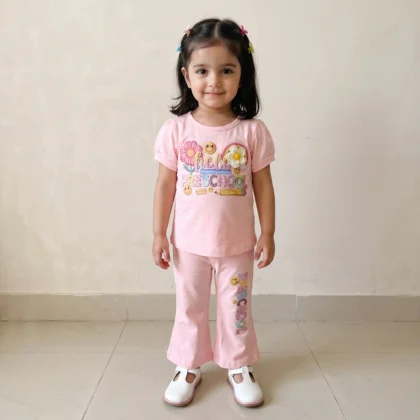Pink Hello Preschool Suit
