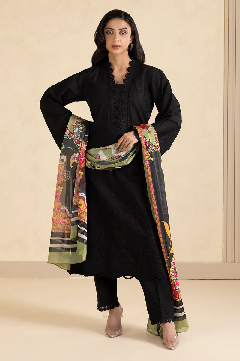Zellbury Signature Unstitched Embroidered Lawn Suit ?30610