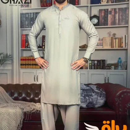 Ilam Din & Sons Ghazi Premium-Men?s Kurta Shalwar