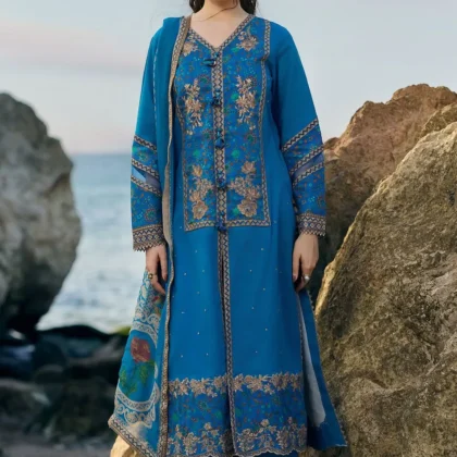 Charizma Reem & Sun Shine Unstitched Embroidered Luxury Lawn