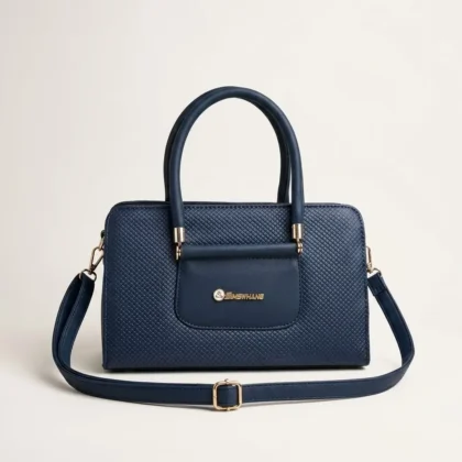 Simswhang Navy Blue Handbag