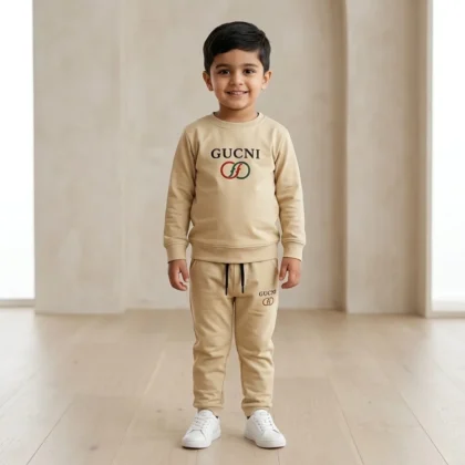 Boys GUCNI Beige 2-Piece Suit