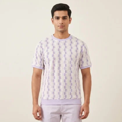 Men’s D&G Geometric Pattern T-Shirt